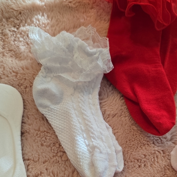 Colorful Kids Ruffle Socks Set - Picture 3 of 5